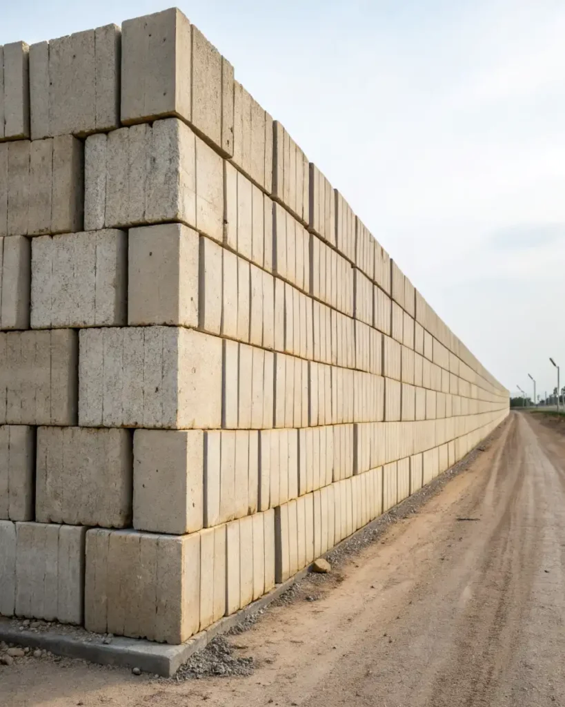 block wall