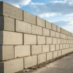 concrete block wall