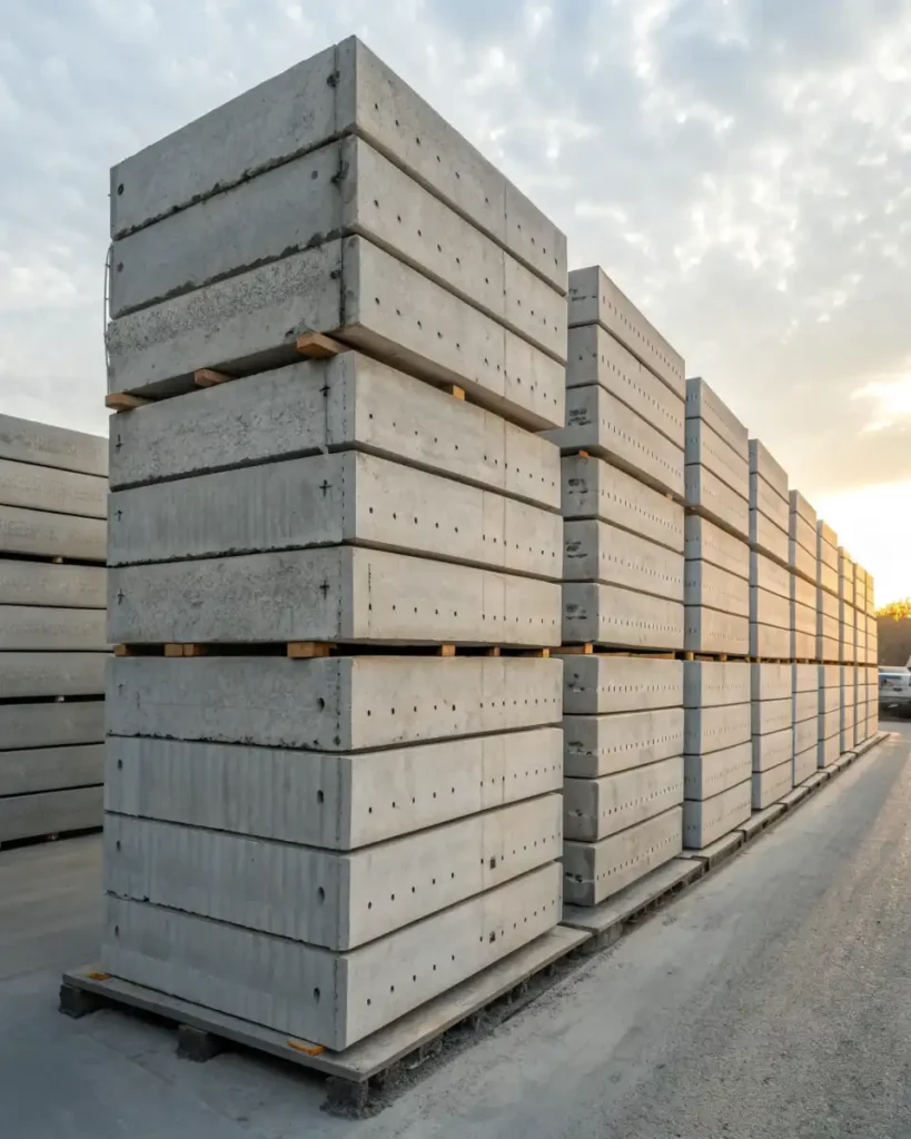 precast concrete walls