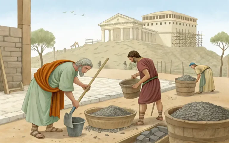 when was concrete invented