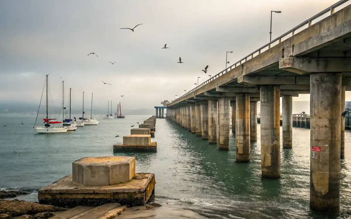 concrete piers