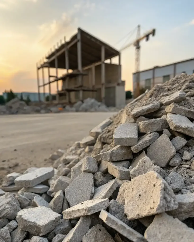 recycled concrete