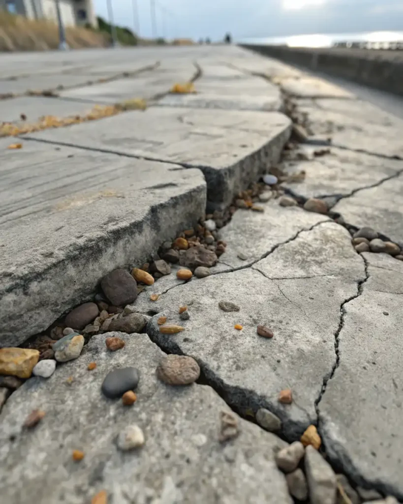 who invented concrete