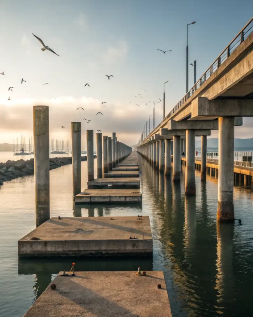 concrete piers