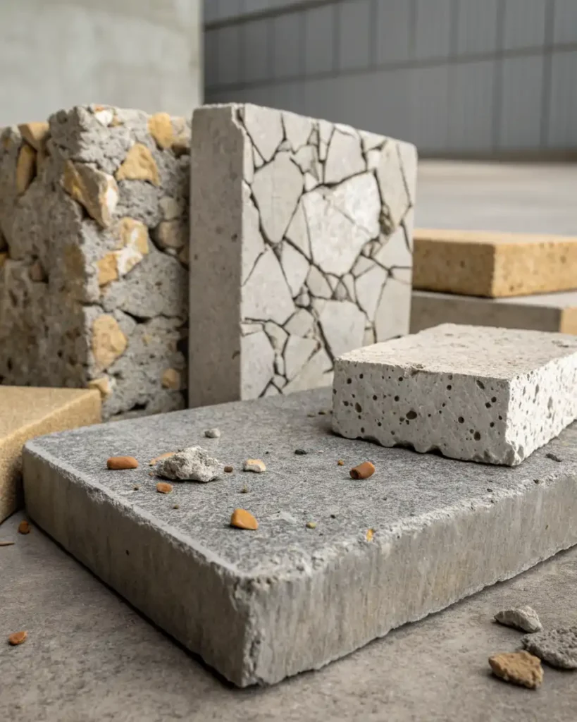 recycled concrete