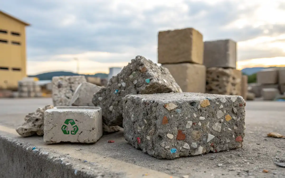 recycled concrete
