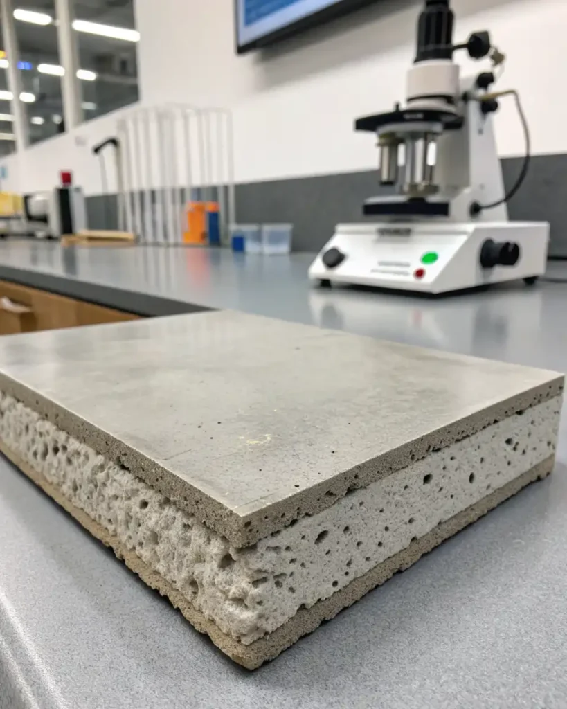 who invented concrete