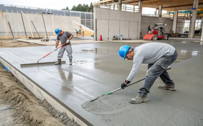 concrete finishing