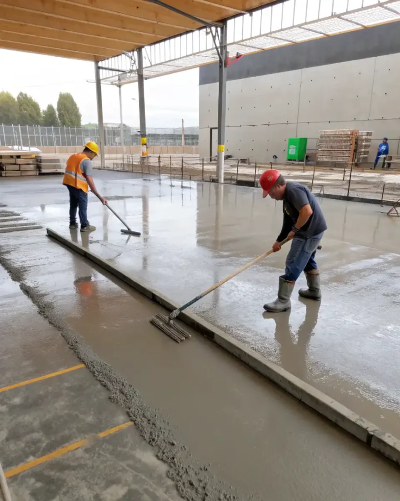 concrete finishing