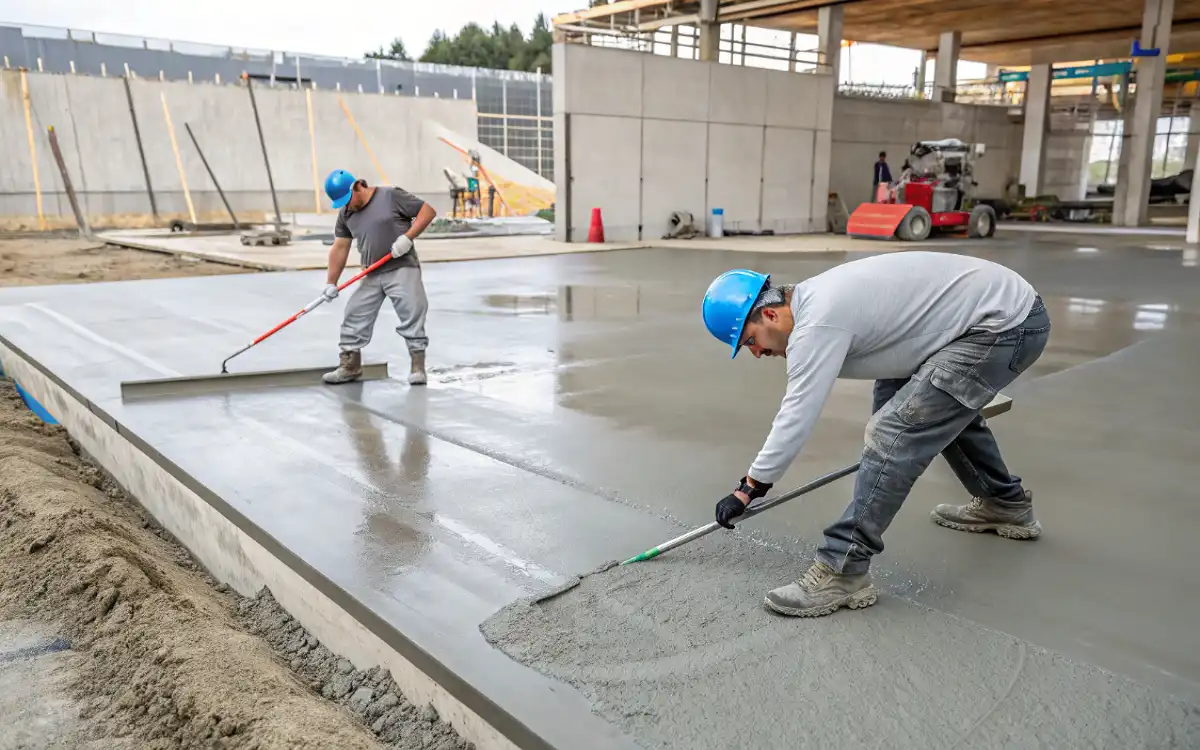 concrete finishing