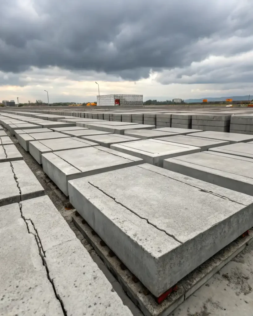 concrete slabs
