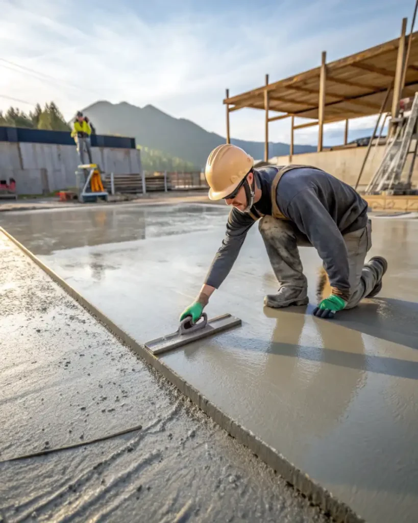 concrete finishing