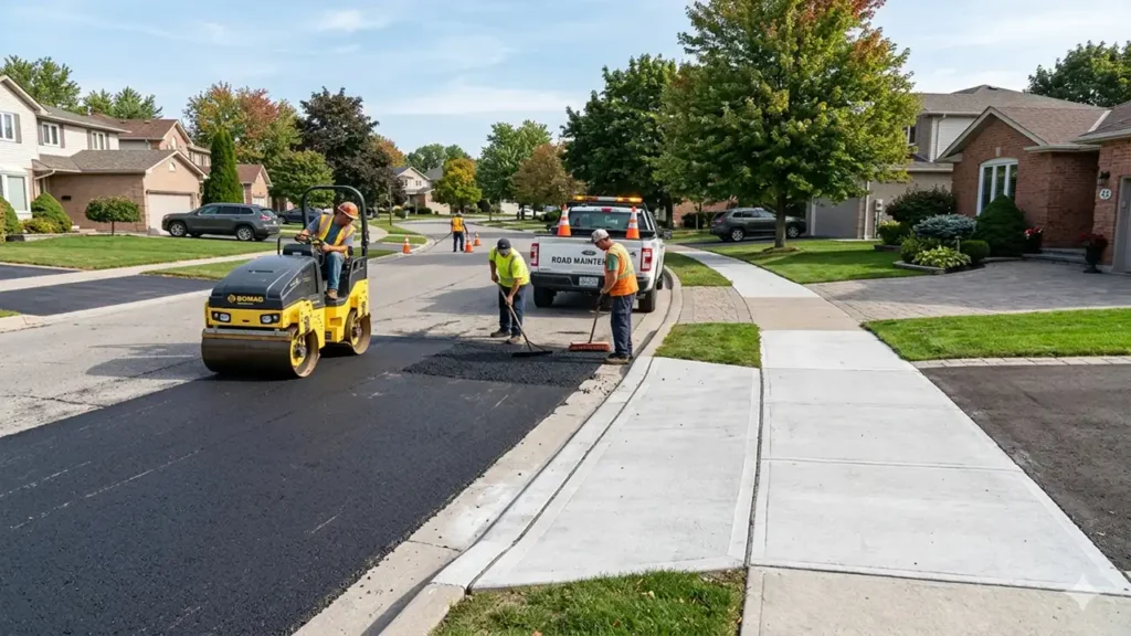 asphalt and concrete maintenance for residential communities