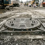 cast iron drain cover and frame