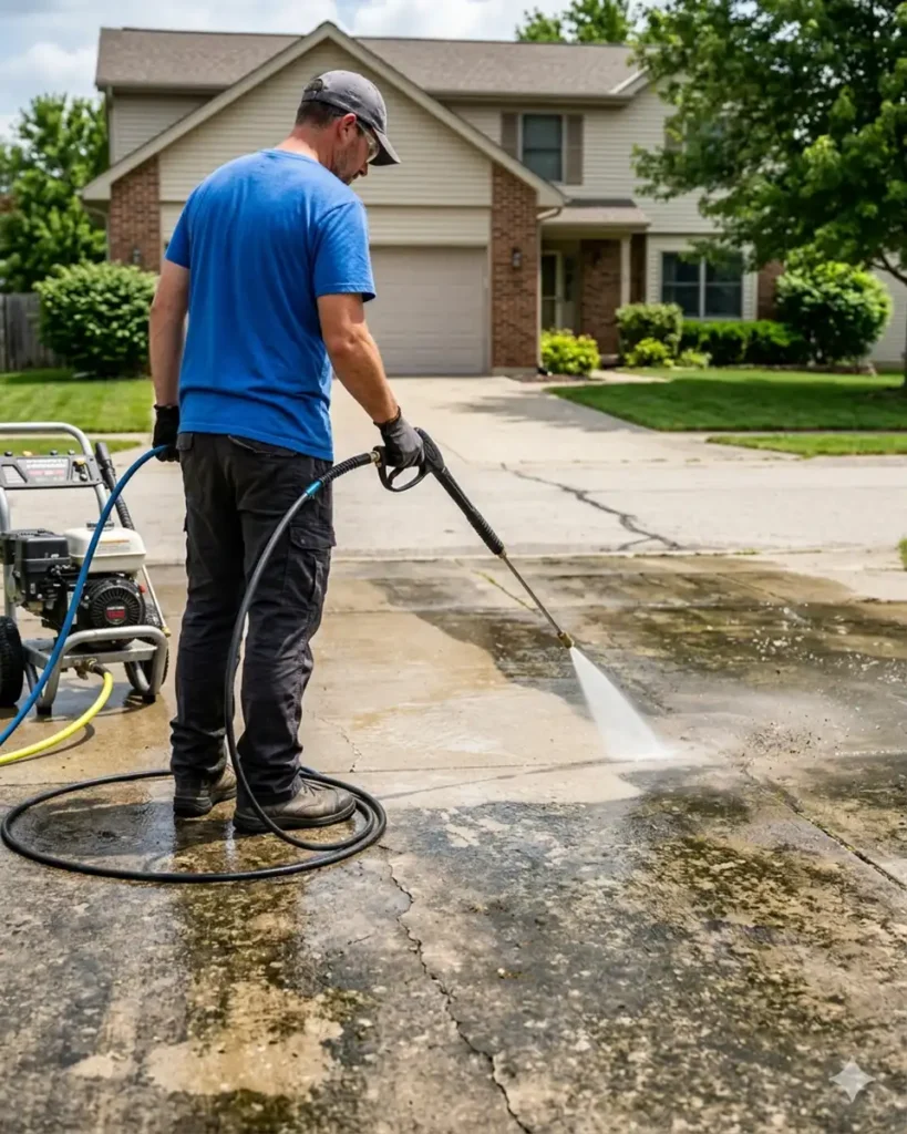 concrete cleaning