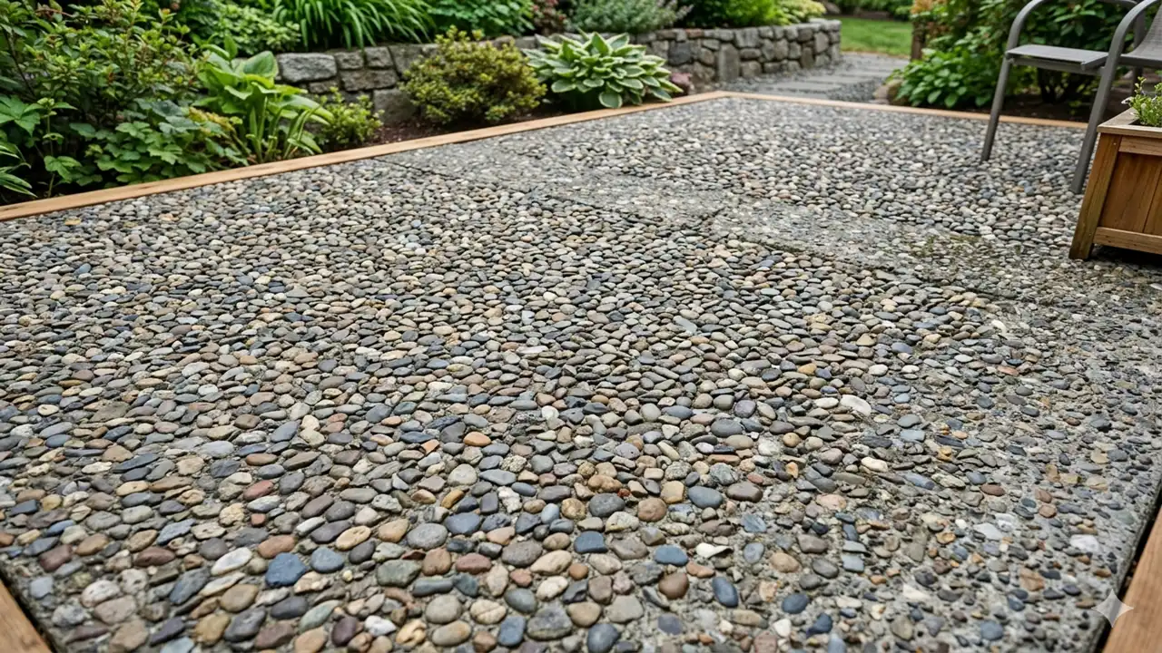 exposed aggregate concrete