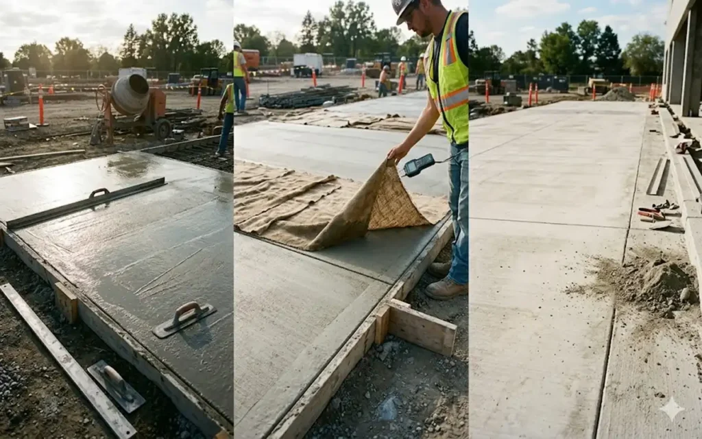how long does it take for concrete to cure