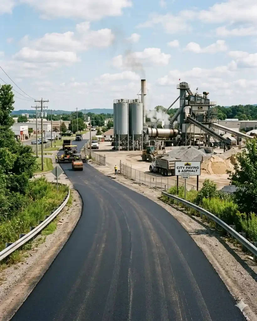 asphalt plant near