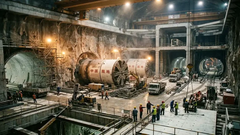 china underground military hub construction