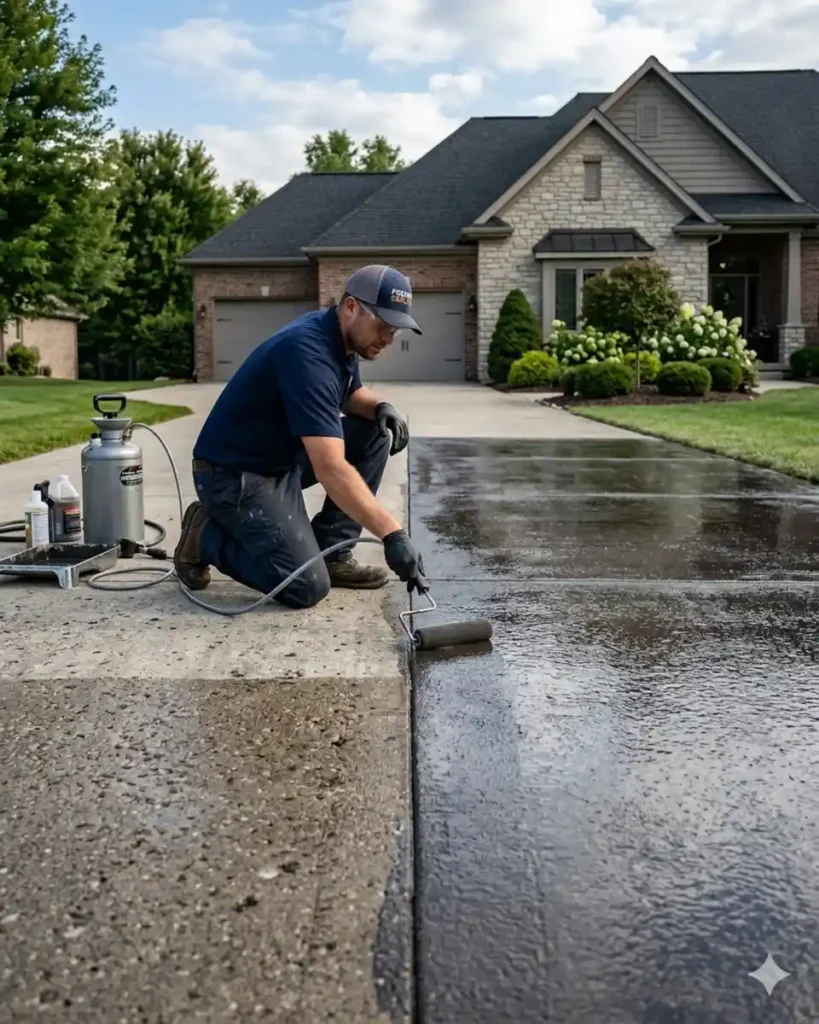 concrete sealing near