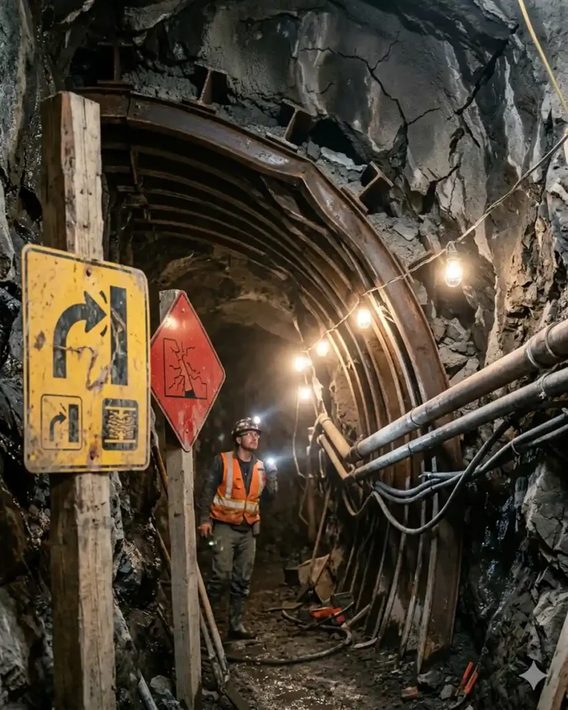 heaving or squeezing would be indicated