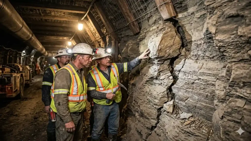 heaving or squeezing would be indicated by which of the following signs