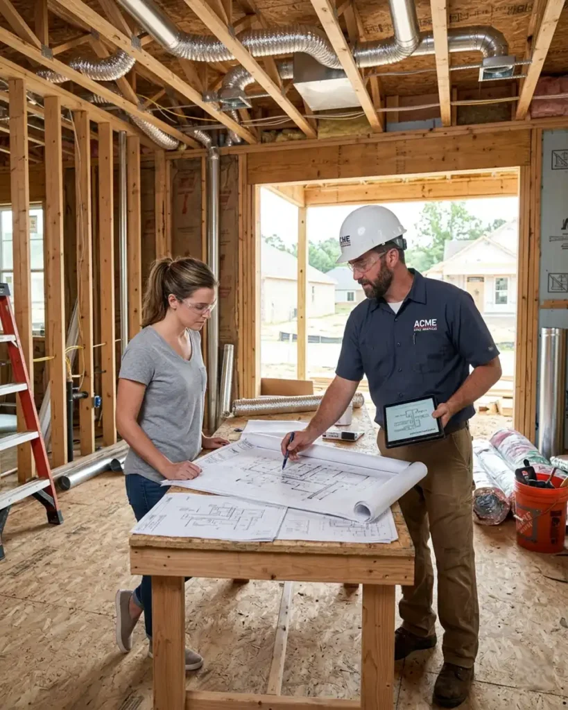 hvac system for new construction