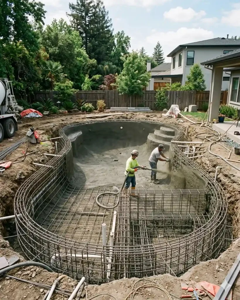 pool construction
