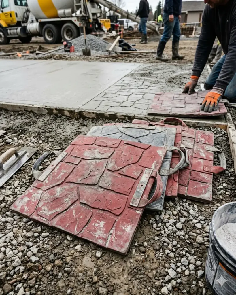 stamp concrete mould