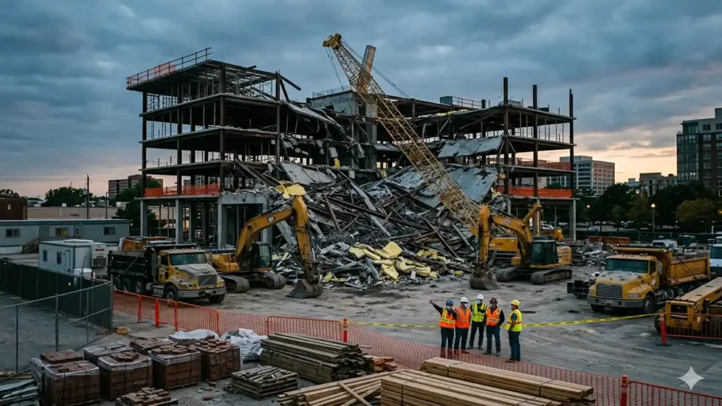 warwick ward construction firm collapse