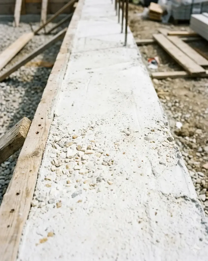 white cement concrete