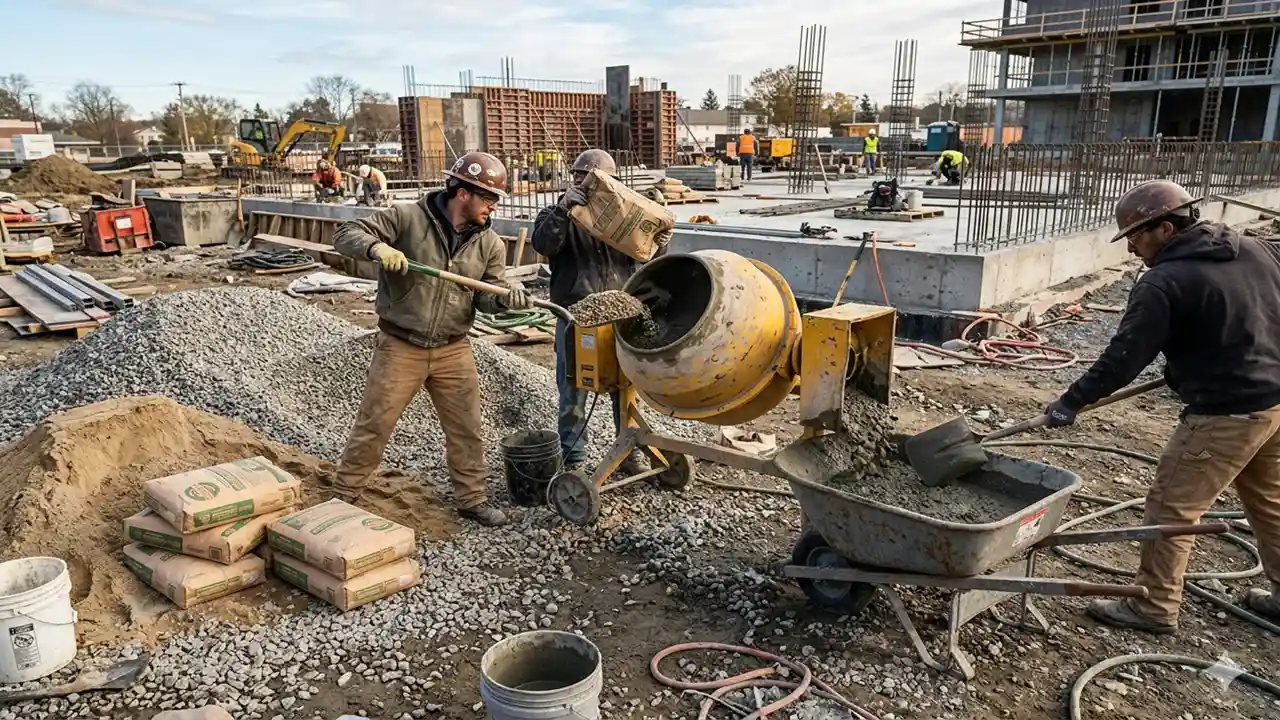 concrete mix ratio​