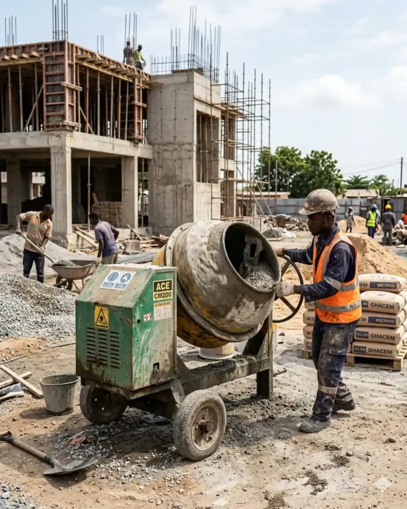 concrete mixer machine
