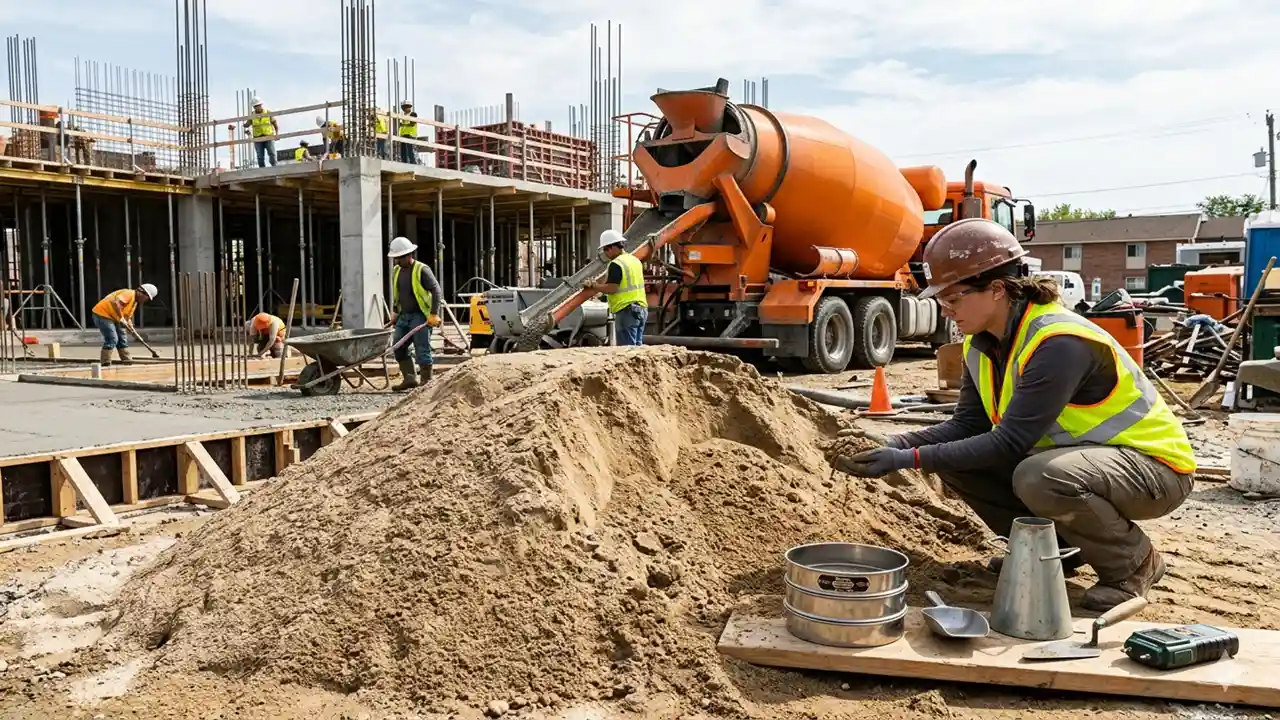 concrete sand​