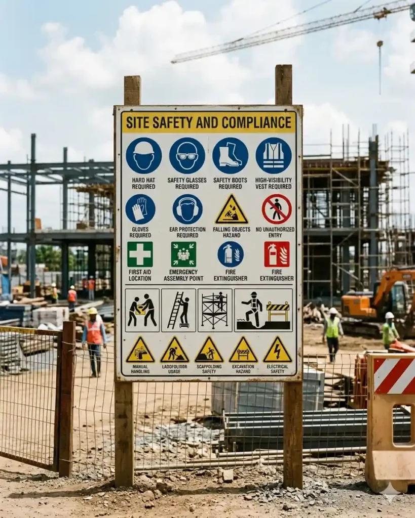 construction sign board