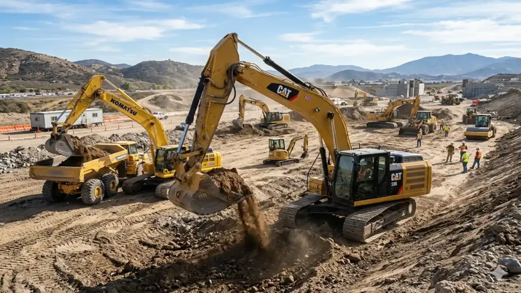 excavators rental