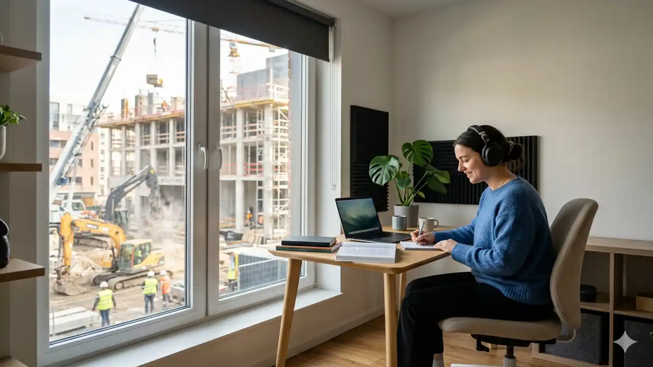 how to deal with construction site noise​
