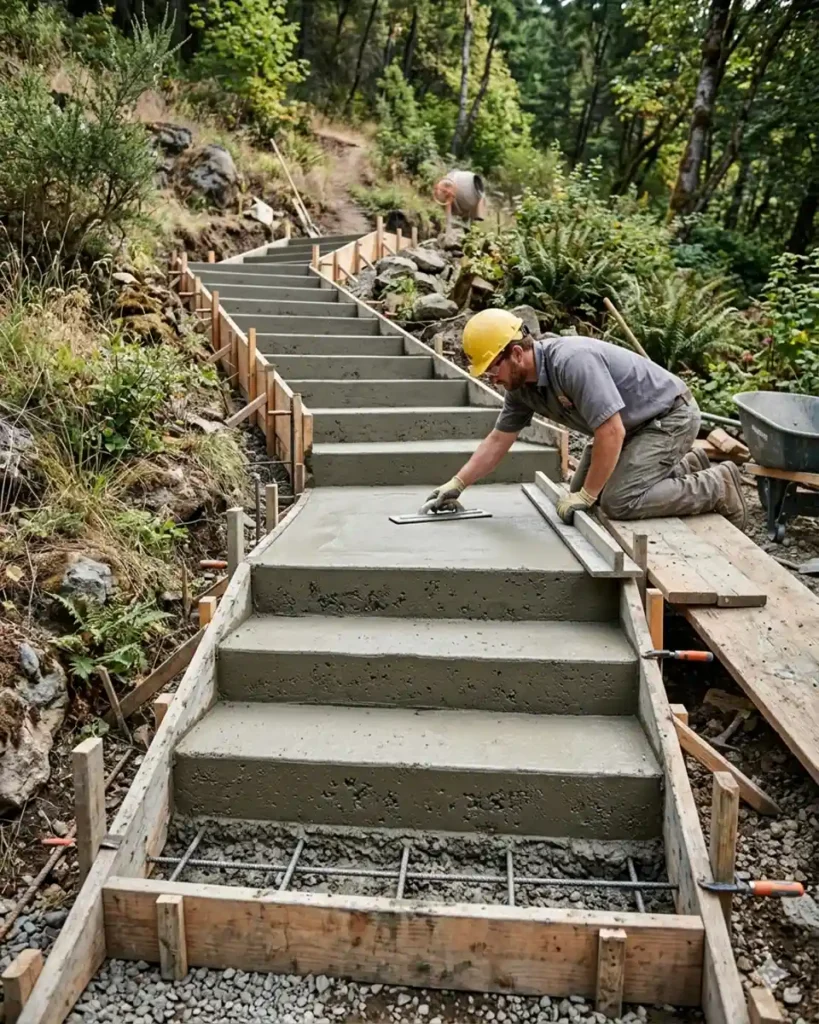precast concrete steps