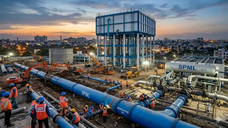 spml infra water project indore