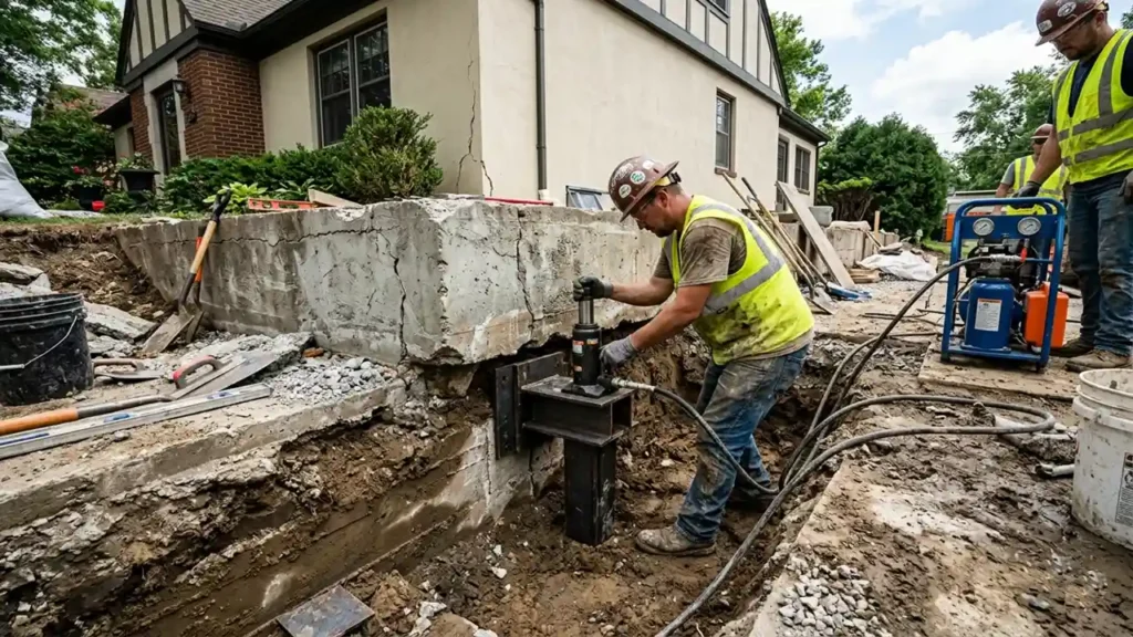 concrete foundation repair​