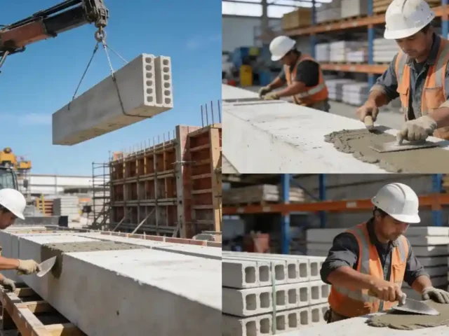 Construction Laborer Jobs Fueling Precast Concrete