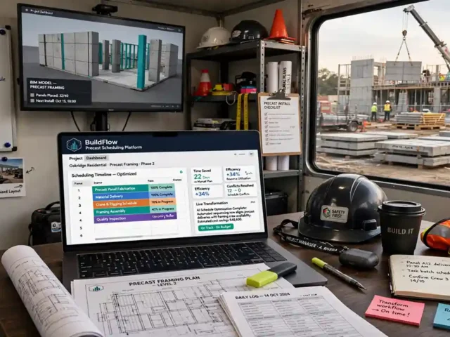 Construction Scheduling Software Transforms Precast Framing