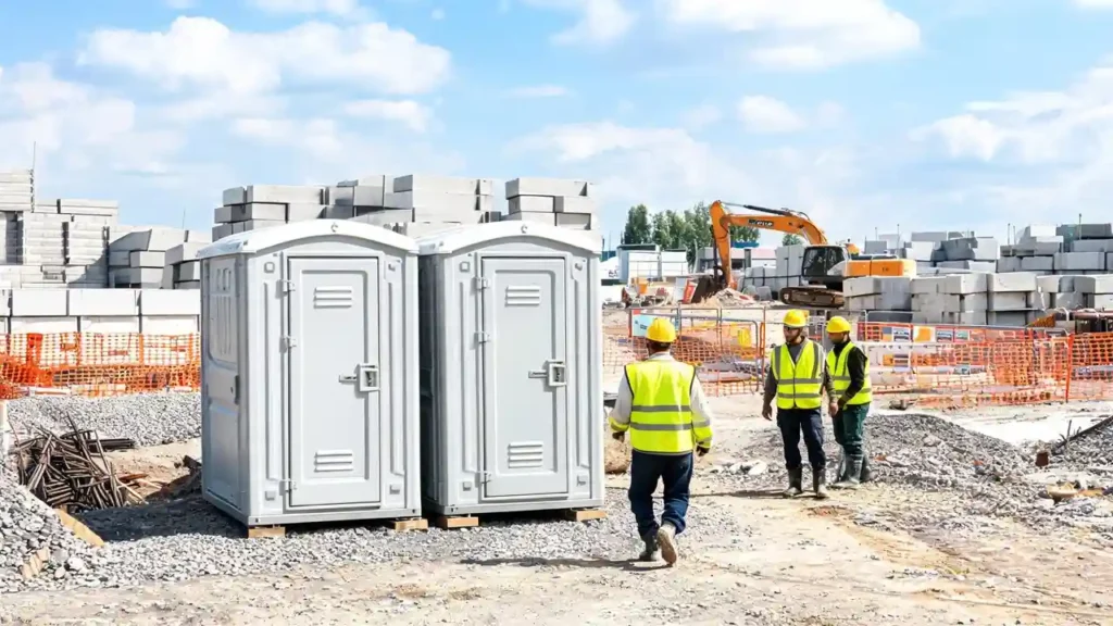 construction site toilets