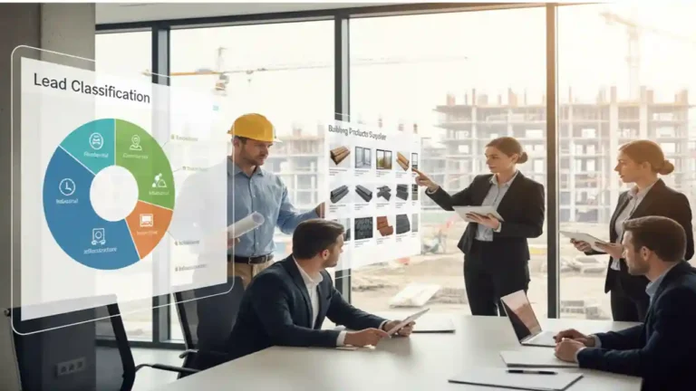 contractor lead classification building products supplier​