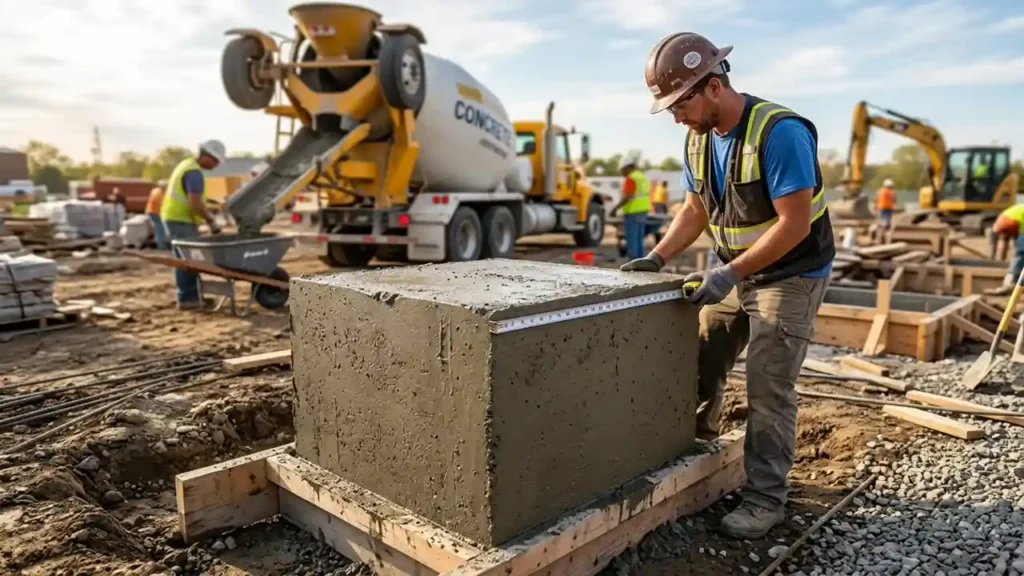 how much is a yard of concrete​