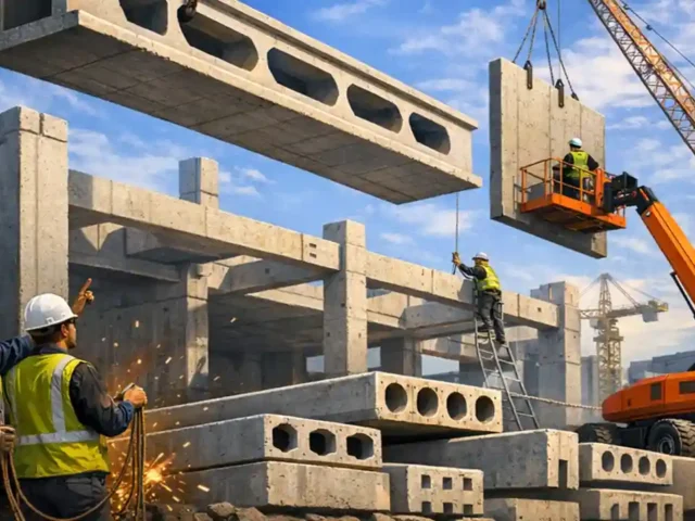 Megabonk Builds Precast Structural Framing