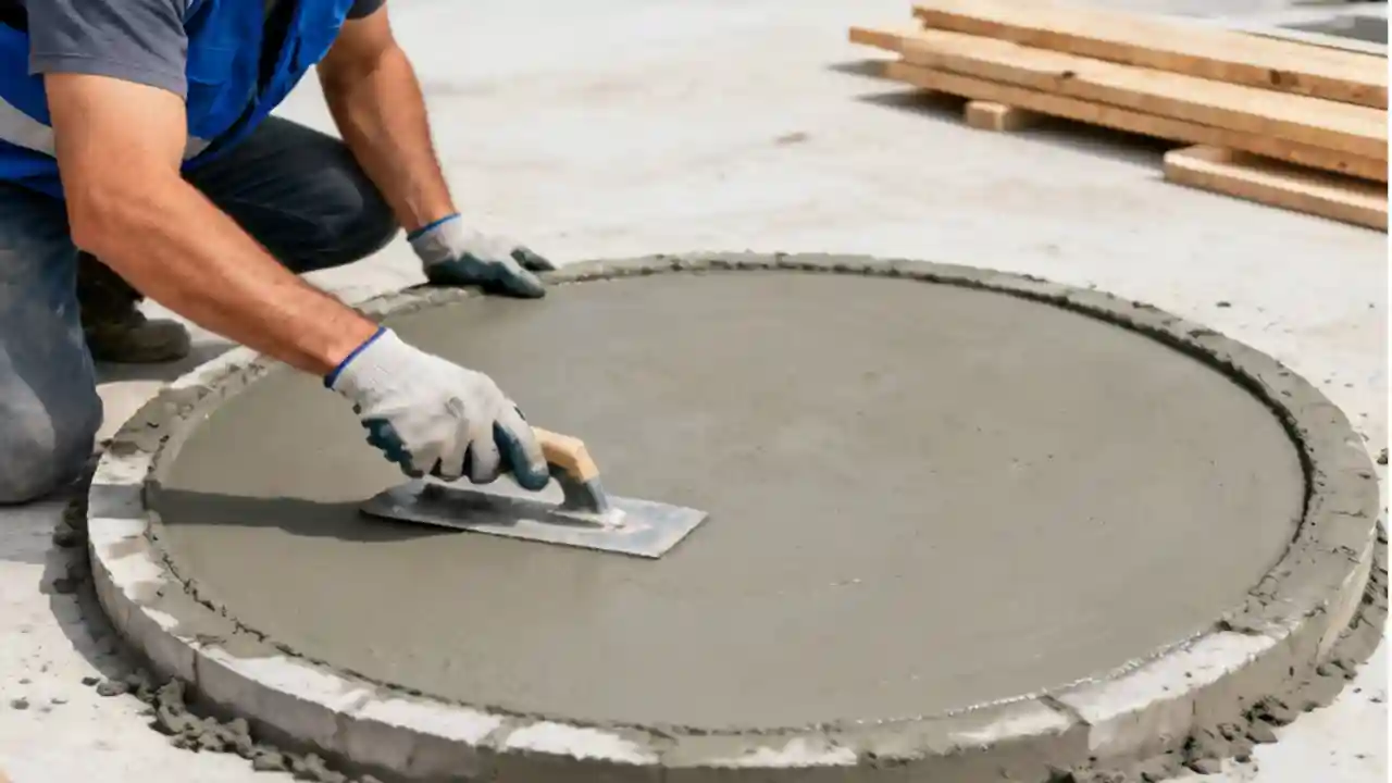 michael is constructing a circle circumscribed about a triangle​