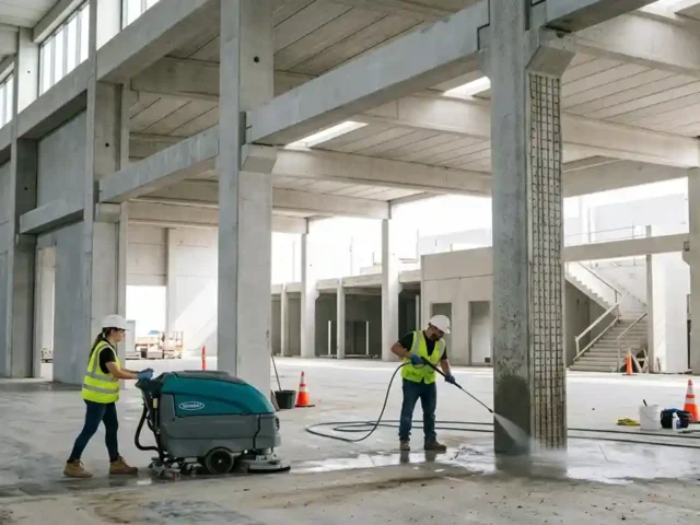 Post-Construction Cleaning Precast Structural Integrity