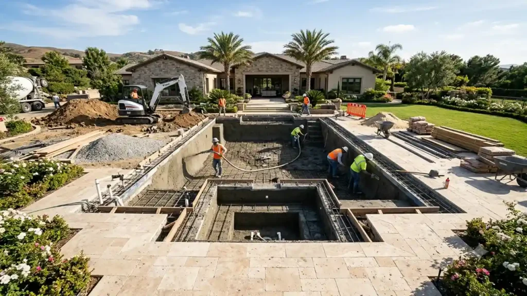 swimming pool construction cost​