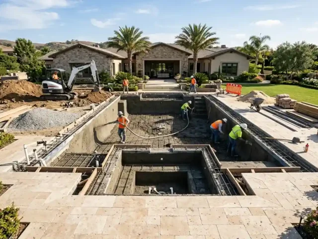 Swimming pool construction cost